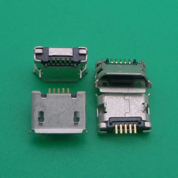 100x Nou de înaltă calitate, Micro USB, Conector Jack de Tip Feminin 5Pin SMT Coada de Încărcare soclu PCB Bord