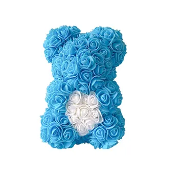 VIP Prețul Picătură de Transport maritim 25\40cm Red Teddy Bear Floare Trandafir Artificial de Craciun Cadouri pentru Femei, Cadou de Ziua Îndrăgostiților Urs de Pluș