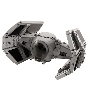 Mediu TIE Advanced Diy Blocuri Caramizi Space Star Wars Model Blocuri Creative Compatibil Cu Seria Star Wars Jucarii Toy