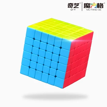 QiYi Mofangge Qifan S2 6x6x6 Cub Magic Stickerless Profesionale Viteza Cuburi Puzzle Jucarii Educative Pentru Copii