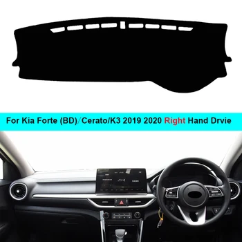 Auto Auto Interior tablou de Bord Acoperire Pentru Kia Forte BD Cerato K3 2019 2020 LHD RHD Bord Mat Covor Cape Dashmat Parasolar Anti-soare