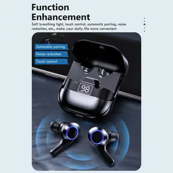 Wireless Căști cu Microfoane TWS Casti Bluetooth Sport rezistent la apa Căști Touch Control Pavilioane Wireless Pentru Telefon