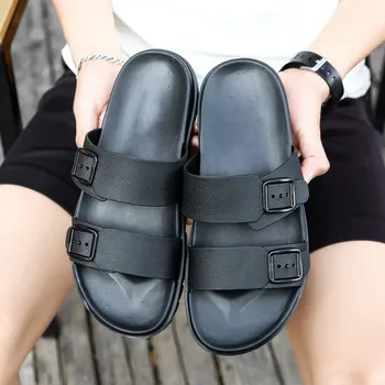 2019 Fierbinte de vânzare de Moda de Vară Plută Papuci de casă, Sandale Barbati Casual Plaja de Culoare Amestecat Flip Flops Tobogane de Pantofi Jan15