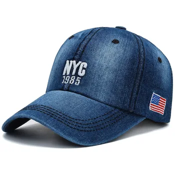 Vara barbati sapca hip-hop snapback hat moda sport reglabile capace de pălării de soare NYC broderie cowboy spălat capace gorras