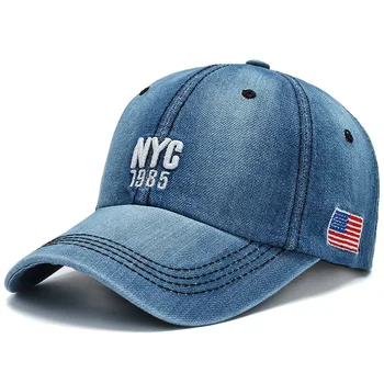 Vara barbati sapca hip-hop snapback hat moda sport reglabile capace de pălării de soare NYC broderie cowboy spălat capace gorras