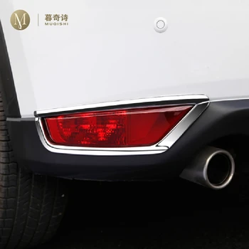 Pentru Mazda CX-5 cx5 2017-2020 Chrome lămpii de Ceață Față Spranceana Capacul Ornamental Pleoapa Fâșie de ceață Spate lămpi de Decorare Cadru 2018 2019