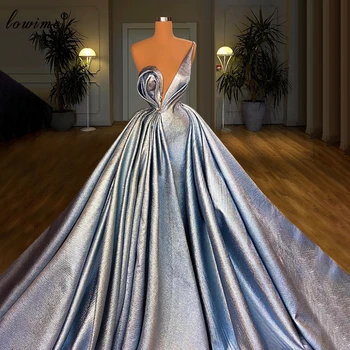 Lumina Albastru Elegant Prom Rochii Lungi Pentru Femei Rochii De Seara Pentru Petrecerea De Nunta Haute Couture Halat Serată Femme Rochii De Celebritate