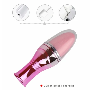 Limba Linge Vibratoare Masturbari sex Feminin Artificiale Limba G-spot Masaj Stimuleaza 150MM*50MM USB de Încărcare Erotice Vibrator