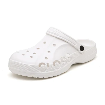 2021 Sandale Barbati Crocks Pantofi de Vara Crok Saboți de Cauciuc EVA Grădină Pantofi Albastru Crocse Plat Băiat Papuci