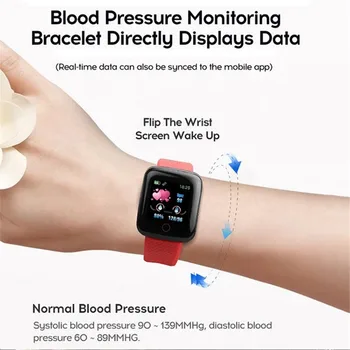 Ceas Inteligent Brățară Rata De Inima Tracker De Fitness Ceasuri Bărbați Femei Monitor De Presiune Sanguina Sport Impermeabil Smartwatch