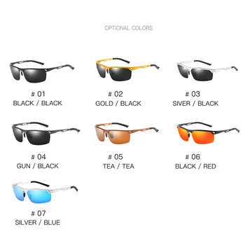 2020 Nou polarizat ochelari de soare pentru bărbați aluminiu magneziu cadru moda drving ochelari de soare sport pentru barbati