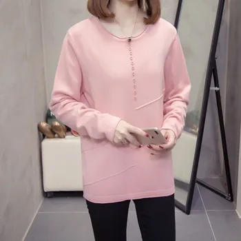 Nkandby Plus Dimensiune Pulovere Tricotate Femei 2020 Toamna Iarna Pulovere De Moda Pulover Supradimensionat Vrac Se Potrivi Moale De Sex Feminin Coreeană Topuri