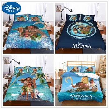 Disney, Moana Set de lenjerie de Pat Plapuma fata de Perna cu un pat Twin, Dormitor matrimonial Decor băiat de Desene animate Fetele de Pat Copii Cadouri