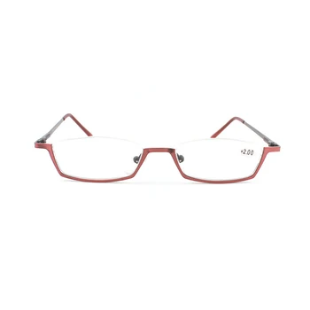 Zilead Jumătate Cadru din Aliaj de Ochelari de Citit Bărbați și Bărbați Obiectiv Clar Lupa Ochelari de vedere Optic Presbyopic Spectacol+1.0+4.0