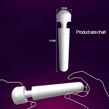 Mini Vibratoare pentru Femei Vibrator Magic AV Bagheta Corp Masaj punctul G Stimulator Clitoris Vibratoare Jucarii Sexuale pentru Femei Erotice jucărie