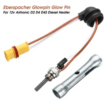 12V Pentru Eberspacher Glowpin de Preîncălzire Pin Plug 1000-8000KVA pentru Airtronic D2 D4 D4S Diesel de Încălzire w/Cheie