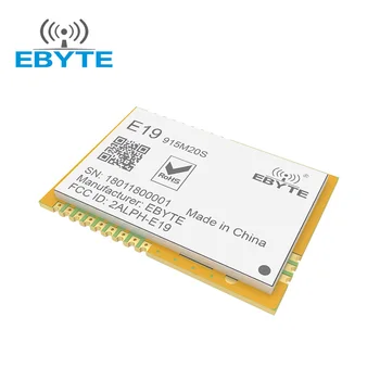 E19-915M20S LoRa 915MHz de Emisie-recepție Wireless Module Spectru împrăștiat 20dBm Rază Lungă de 5 km EBYTE Timbru Gaura Antenă Interfață SPI