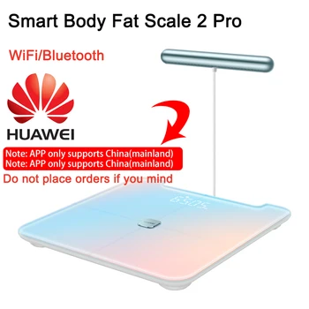 Huawei Smart Body Fat Scale 2 Pro 2021 Grăsime Măsurarea Precisă Ceas Deșteptător Bluetooth WiFi Sănătate și Sport, Antrenor Privat Scară