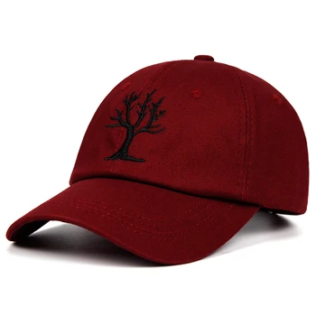 Bumbac Ramură Șapcă de Baseball copac Mare Tata Pălărie Broderie Sepci Snapback Nici structura Pălărie Femei Om