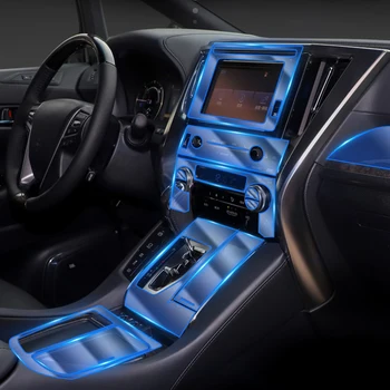 Pentru Toyota Alphard 30 De Serie 2016-2019 2020 TPU Film Transparent de Bord Auto de Film Ecran Cotiera Protecție Autocolant Styling