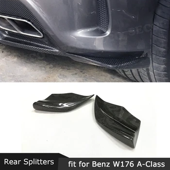 Fibra de Carbon Bara Spate Buza Partea Repartitoare Canards pentru Mercedes W176 A180 A200 A250 A45 AMG 2013 -2018 FRP Placa de Aripa