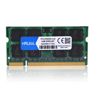 HRUIYL Laptop RAM DDR2 667Mhz 4GB sodimm 200Pin 1.8 V de Memorie 2RX8 PC2-5300S Notebook Modul Dual-channel Original Folosit Memoria