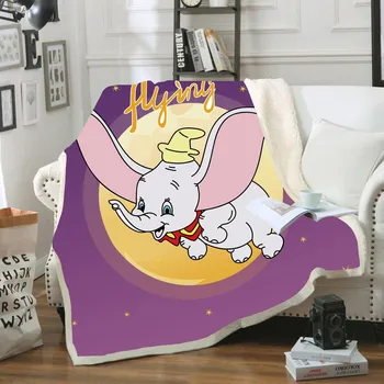 Disney Dumbo Zbor Winnie de Companie Tigru de Pluș Baby Patura Arunca Canapea extensibilă Capac Twin lenjerie de Pat pentru Copii Băieți Fete Copii Cadouri