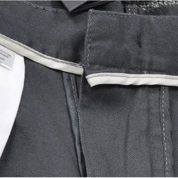 2019 Nou Design Casual Barbati Pantaloni De Bumbac Slim Pant Direct Pantaloni De Moda De Afaceri Solid De Culoare Kaki, Negru Pantaloni Bărbați Plus Dimensiune 36
