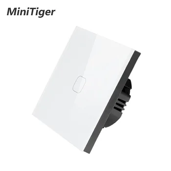 MiniTiger UE/marea BRITANIE standard de rezistent la apa 1/2 Banda LED Touch Comutator Senzor lampa de Perete Comutator de Sticla lampa de Perete Comutator