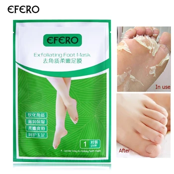 EFERO 24buc=12pair Picioarele Jos Coaja Masca Elimina Pielea Moarta de Ingrijire Buna Exfoliant pentru Picioare Masca pentru Picioare Spa Șosete pentru Pedichiura