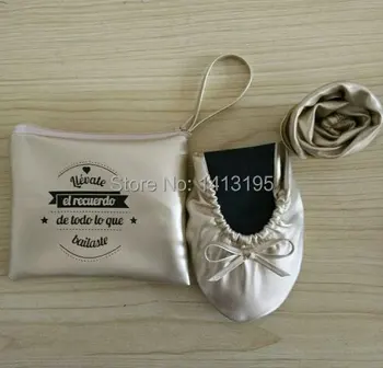 Transport gratuit ! Fierbinte de vânzare doamnă drăguță portabil balerina confortabil plat pantofi balerina cu sac