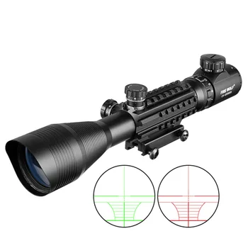 Tactic 4-12X50 domeniul de Aplicare+Red dot+Laser Set de Vânătoare Airsofts Pistol cu Aer Red Green Dot Laser Riflescope Optica domeniul de Aplicare Combo