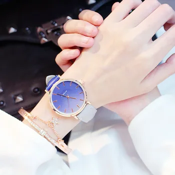 2019 Femei Ceas de femei Moderne de Moda Cuarț ceas de mână student din Piele Doamnelor Brățară Ceas de Lux Casual Relogio femenino