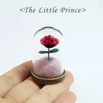 1 BUC Micul Prinț Rose/le petit prince/Micul Prinț A crescut de colier/ Rose terariu colier/ Cadou de Ziua Îndrăgostiților