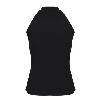 Hiriginr 2020 Primavara-Vara Rezervor Topuri pentru Femei rochie fără Mâneci Gât Rotund Pur ochiurilor de Plasă de Sus Doamnelor Vedea prin Elastic tricouri Topuri