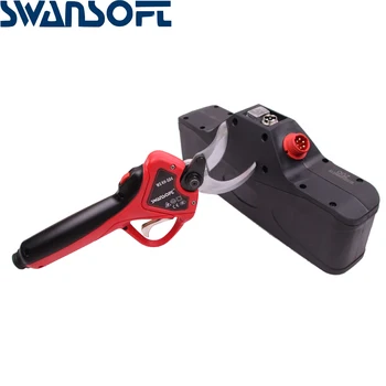 SWANSOFT 43.2 V baterie cu litiu 40MM foarfece electrice proteja degetul trimmer Electric de tăiere foarfece de grădină tăiere mașină