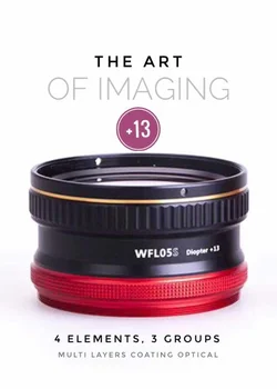 Weefine WFL05S +13 impermeabil Macro umed Lentile Close-up lens M67 mount pentru Sony RX-100 Camera de Fotografie Subacvatică