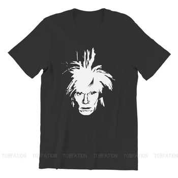 Capul Barbati Tricou Andy Warhol Vizuale Arta Pop Artist O-Gat Maneci Scurte Material Tricou Umor De Calitate De Top Cadouri