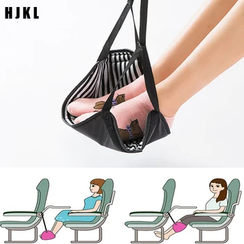 Portabile accesorii de călătorie mașină zburătoare esențiale de călătorie de aviație pernei scaunului reglabil tren avion picior de odihnă picior hamac