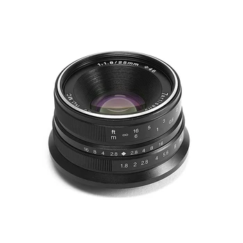 7artisans 25mm F1.8 Prim Obiectiv la Tot Singură Serie pentru E-Mount Sony Canon EOS-M Mout Micro 4/3 Camere Olympus Panasonic