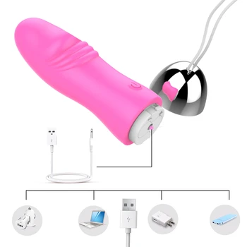 OLO Kegel Ball Dildo Vibrator Stimula Clitorisul Jucarii Sexuale pentru Femei 1buc/Set de la Distanță Vibrator 12 Frecvența de sex Feminin Masturbator