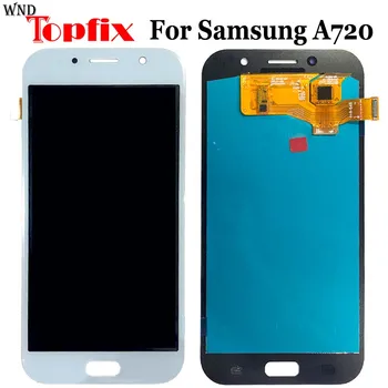 A720 Pantalla LCD Pentru Samsung A7 2017 A720F A720M SM-A720F Display LCD Touch Screen Digitizer Înlocuirea Ansamblului