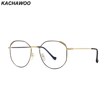 Kachawoo Bărbați Anti Blue Light Ochelari Pentru Calculator Din Metal Accesorii Femei Ochelari De Vedere Optic Cadru Element De Cadou