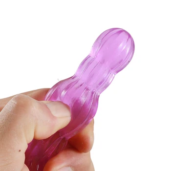 Didlo Sex Magazine Produse Jelly Vibrator Anal Plug Jucarii Sexuale pentru Cupluri Anal Vibrator Magic Stick Puternic Anal Margele Dopuri anale
