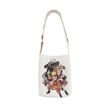 Anime naruto bumbac și lenjerie de moda doamnelor sac messenger sac de panza de bumbac doamnelor geantă de umăr messenger geanta casual
