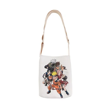 Anime naruto bumbac și lenjerie de moda doamnelor sac messenger sac de panza de bumbac doamnelor geantă de umăr messenger geanta casual