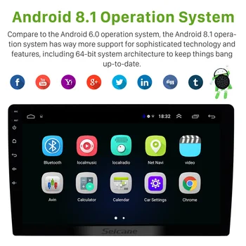 Seicane 9 inch Android 9.1 Auto Universal player Multimedia 2Din Pentru Volkswagen, Nissan, Hyundai, Kia toyata CR-V Radio GPS
