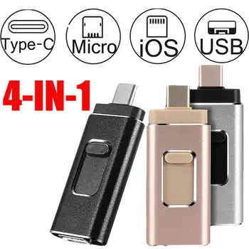 USB Flash Drive foto stick pentru iphone, telefon android de tip c, 128GB Micro SD 64GB 32GB 256GB TF card stick de memorie usb 3.0 pendrive