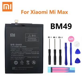 Orginal Xiao mi BM49 4760mAh Baterie Pentru Xiaomi Max MiMax de Înaltă Calitate Telefon Înlocuire Baterii
