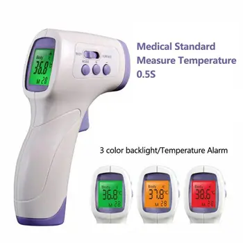 Non-Contact Digital Termometru cu Infraroșu Instrumente de Măsurare Febra Portabile IR Arma Temperatura Display LCD Senzor Termometru
